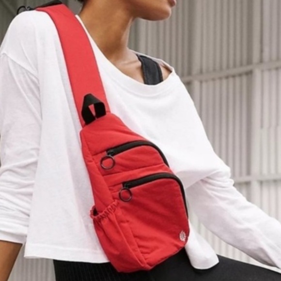 FP Movement by Free People Handbags - FREE PROPLE MOVEMENT RENEGADE SLING BAG RED NEW WITH TAGS